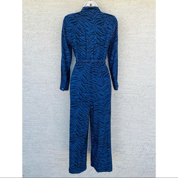 Rails Callan Tiger Stripe Belted Wide Leg Jumpsuit - Picture 4 of 11